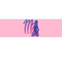 Virgo Girl Zodiac Sign Bumper Sticker