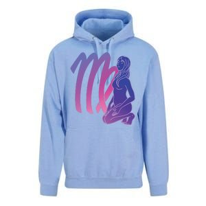 Virgo Girl Zodiac Sign Unisex Surf Hoodie