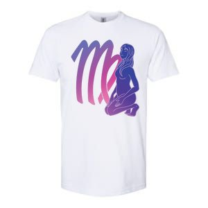 Virgo Girl Zodiac Sign Softstyle CVC T-Shirt