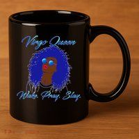 Virgo Queen Wake Pray Slay 11oz C Handle Ceramic Mug