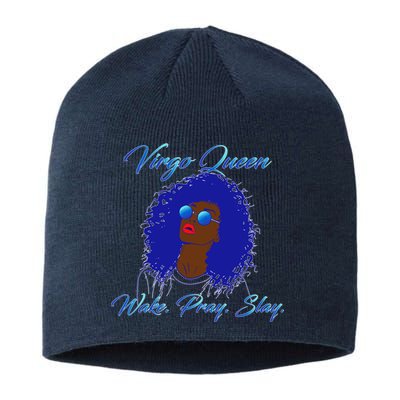 Virgo Queen Wake Pray Slay Sustainable Beanie