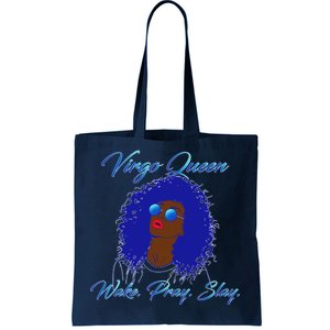 Virgo Queen Wake Pray Slay Tote Bag