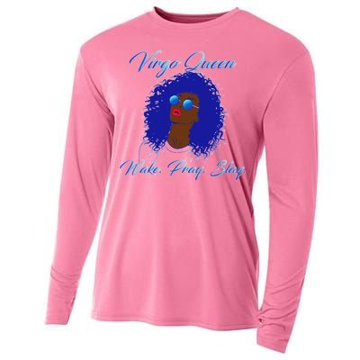 Virgo Queen Wake Pray Slay Cooling Performance Long Sleeve Crew