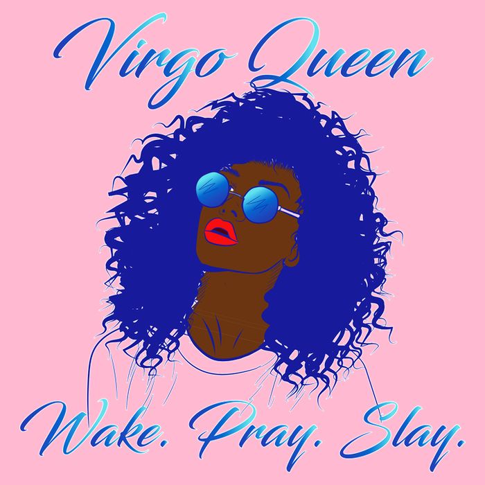Virgo Queen Wake Pray Slay Visor