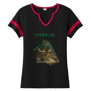 Virgo stylized design Ladies Halftime Notch Neck Tee