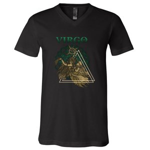 Virgo stylized design V-Neck T-Shirt