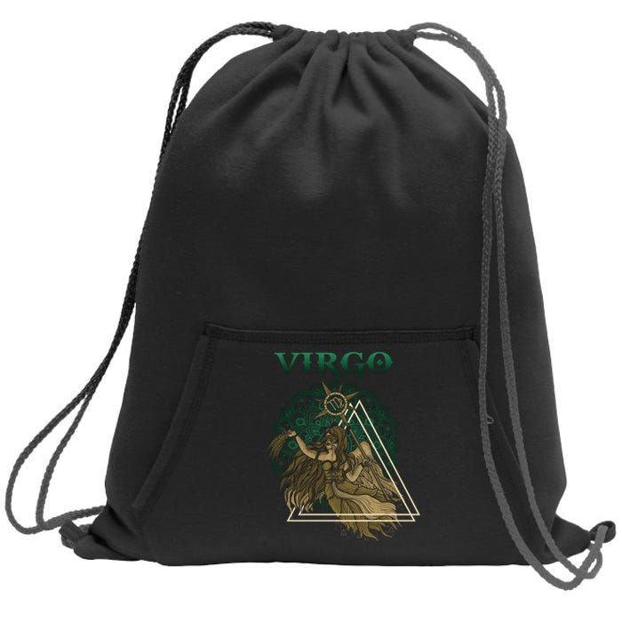 Virgo stylized design Sweatshirt Cinch Pack Bag