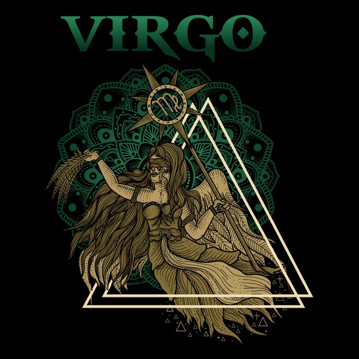 Virgo stylized design Sustainable Bucket Hat
