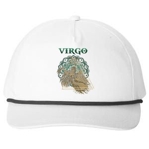 Virgo stylized design Snapback Five-Panel Rope Hat