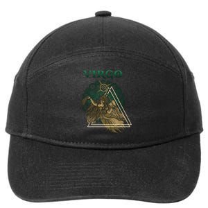 Virgo stylized design 7-Panel Snapback Hat