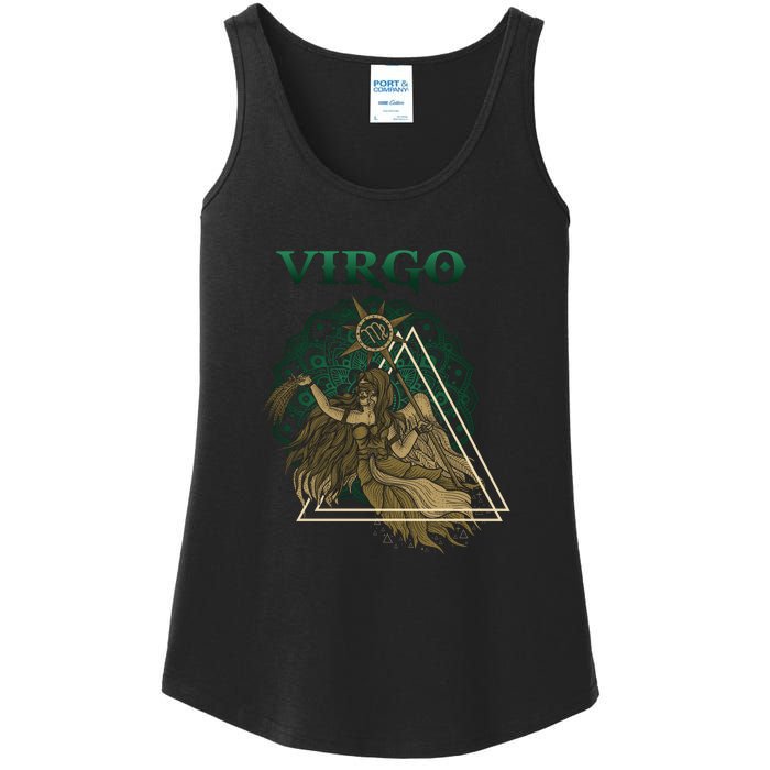 Virgo stylized design Ladies Essential Tank