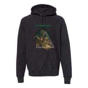 Virgo stylized design Premium Hoodie