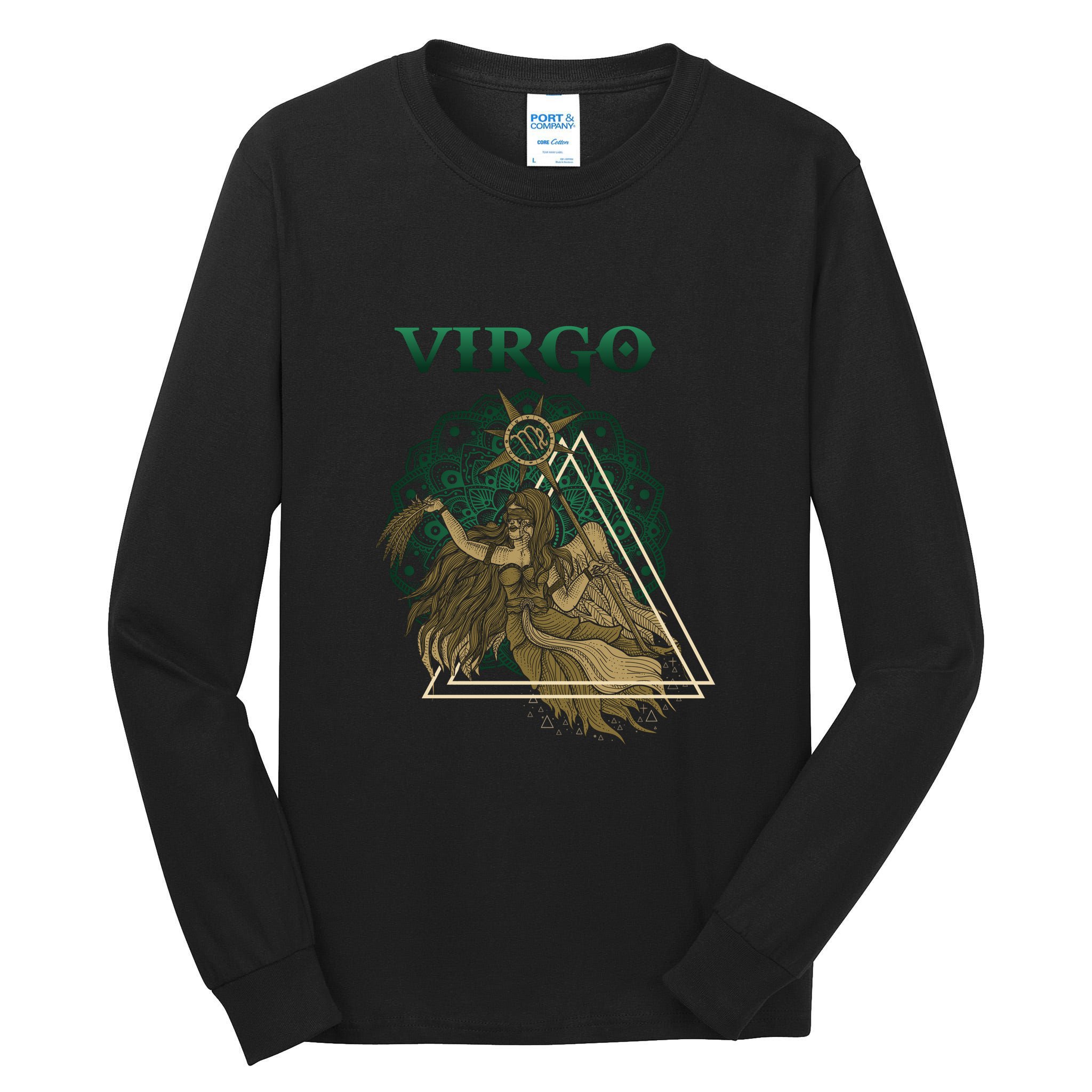 Virgo stylized design Tall Long Sleeve T-Shirt