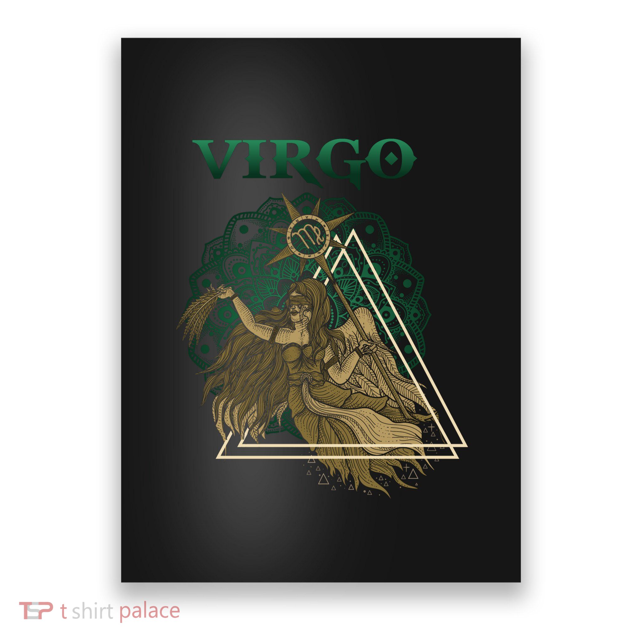 Virgo stylized design Poster