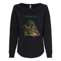 Virgo stylized design Womens California Wash Sweatshirt