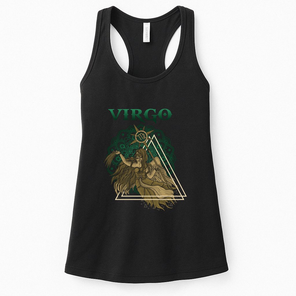 Virgo stylized design Womens Tank Top