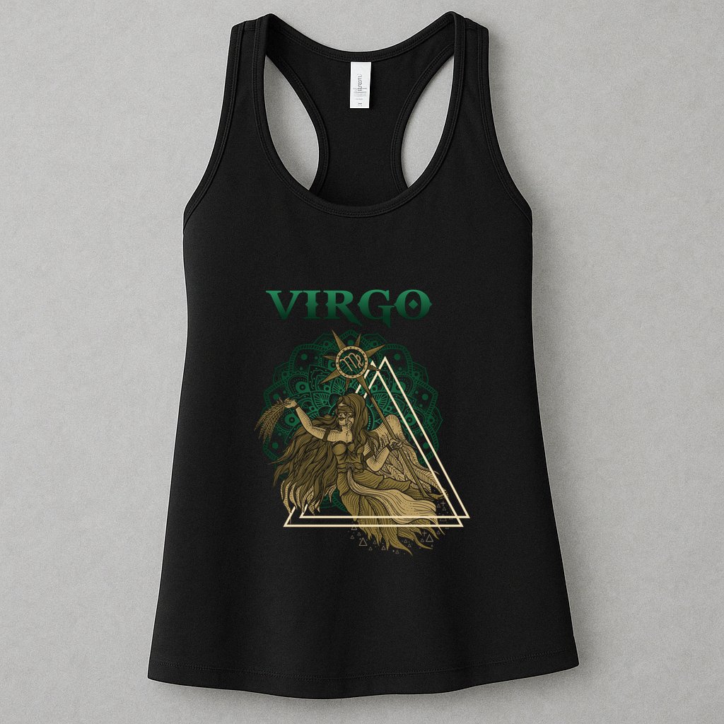 Virgo stylized design Womens Tank Top