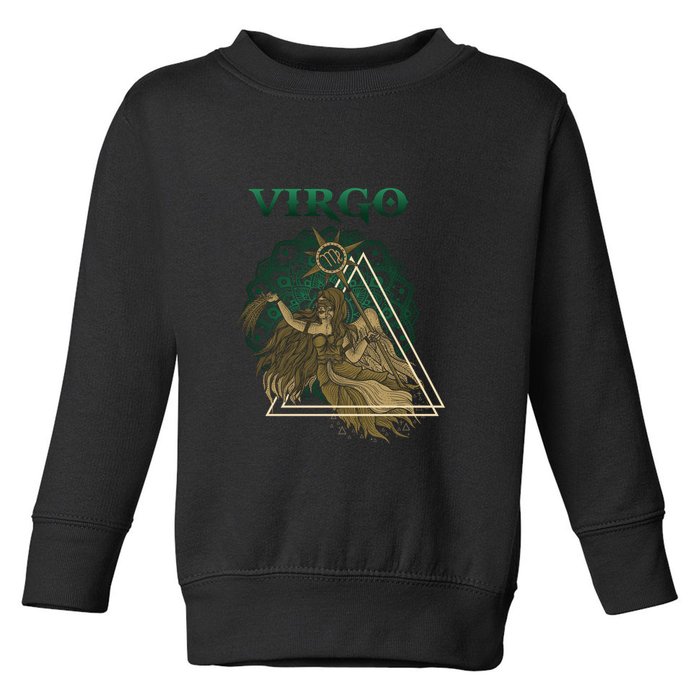 Virgo stylized design Toddler Sweatshirt