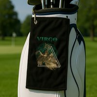 Virgo stylized design Golf Towel