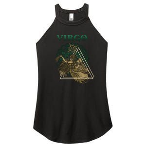 Virgo stylized design Women's Perfect Tri Rocker Tank