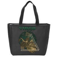 Virgo stylized design Zip Tote Bag