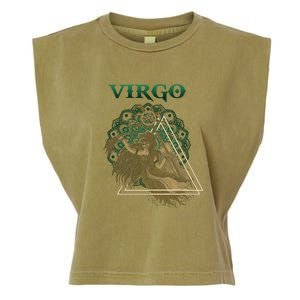 Virgo stylized design Garment-Dyed Women's Muscle Tee