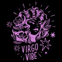 Virgo Vibe Zodiac Cooling Performance Crew T-Shirt