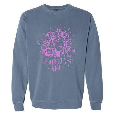 Virgo Vibe Zodiac Garment-Dyed Sweatshirt