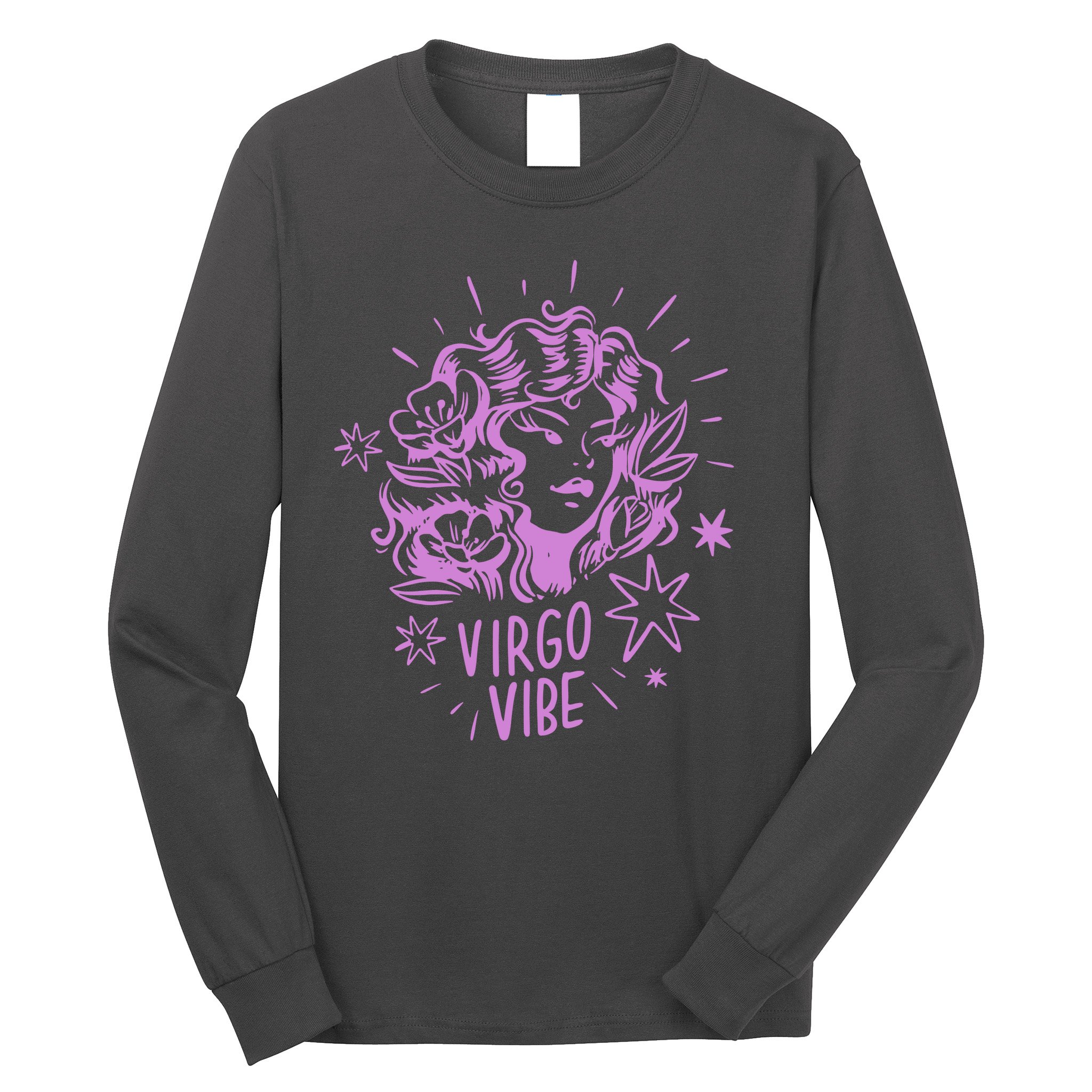 Virgo Vibe Zodiac Long Sleeve Shirt