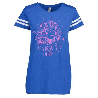 Virgo Vibe Zodiac Enza Ladies Jersey Football T-Shirt