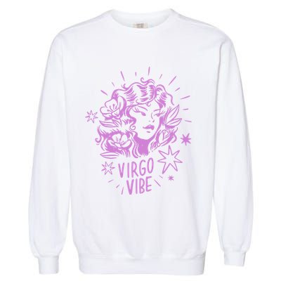 Virgo Vibe Zodiac Garment-Dyed Sweatshirt