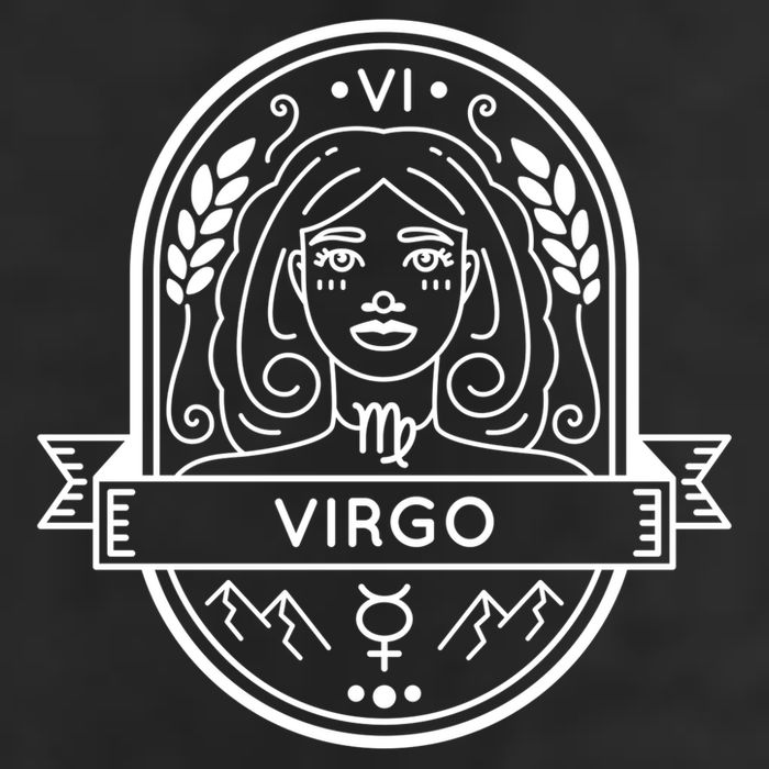 Virgo Zodiac Symbol Design Tumbler