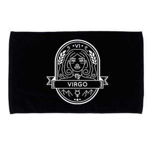 Virgo Zodiac Symbol Design Microfiber Hand Towel