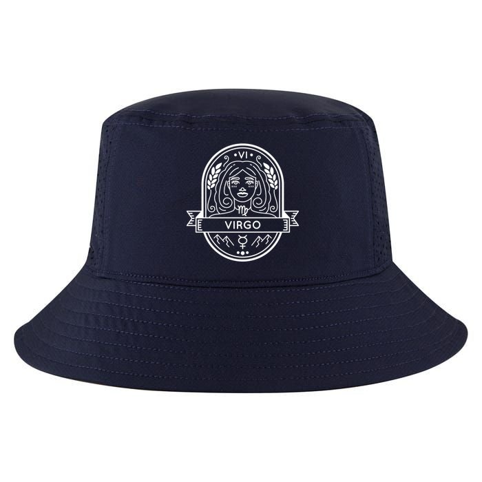 Virgo Zodiac Symbol Design Cool Comfort Performance Bucket Hat