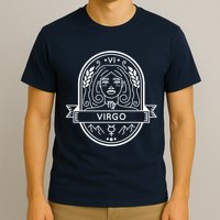 Virgo Zodiac Symbol Design T-Shirt