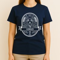 Virgo Zodiac Symbol Design T-Shirt