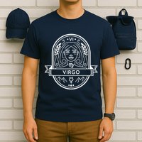 Virgo Zodiac Symbol Design T-Shirt