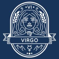 Virgo Zodiac Symbol Design T-Shirt