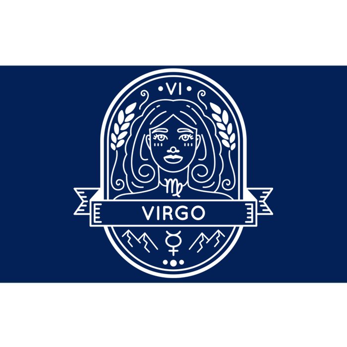 Virgo Zodiac Symbol Design Bumper Sticker