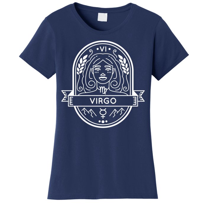 Virgo Zodiac Symbol Design Women's T-Shirt