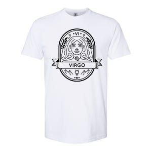 Virgo Zodiac Symbol Design Softstyle CVC T-Shirt