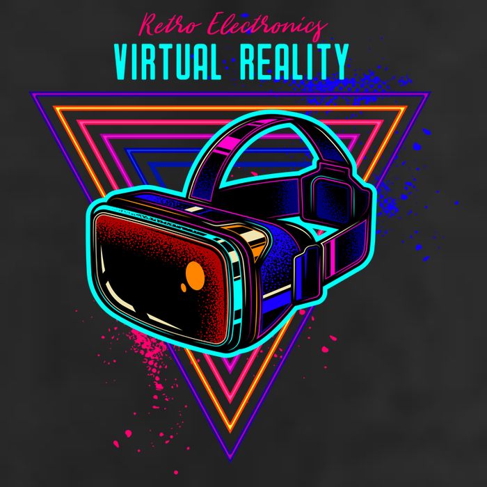 Virtual Reality Neon Cool Comfort Performance Bucket Hat