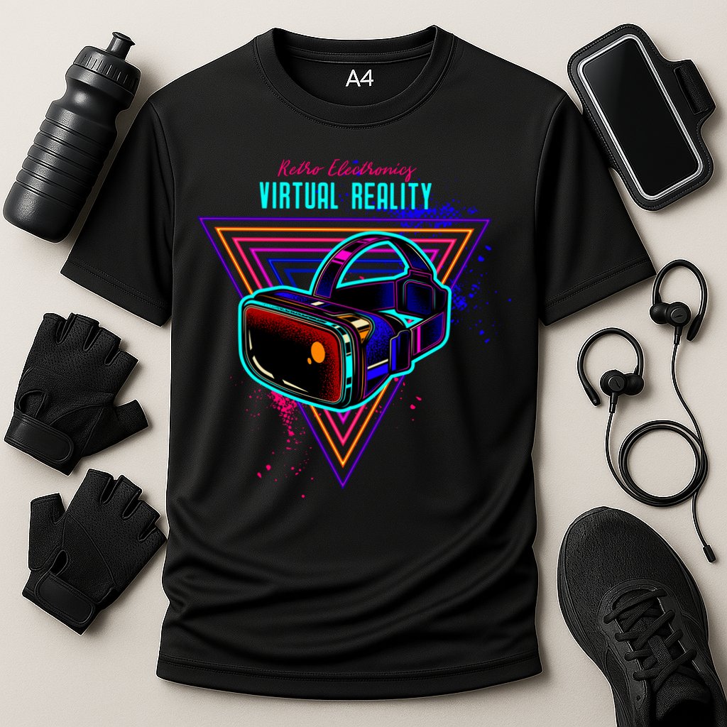 Virtual Reality Neon Performance Shirt