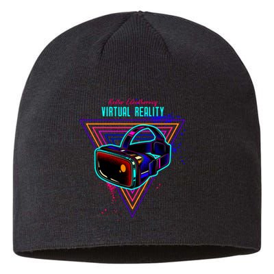 Virtual Reality Neon Sustainable Beanie