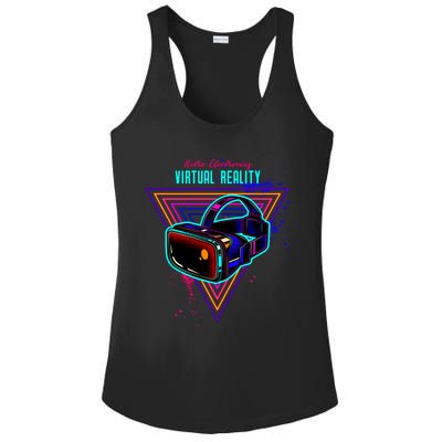 Virtual Reality Neon Ladies PosiCharge Competitor Racerback Tank