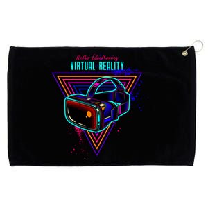 Virtual Reality Neon Grommeted Golf Towel