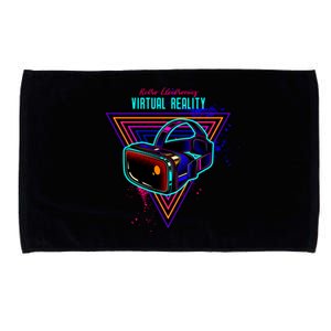 Virtual Reality Neon Microfiber Hand Towel