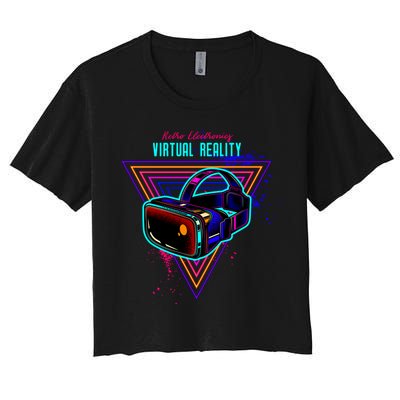 Virtual Reality Neon Crop Top