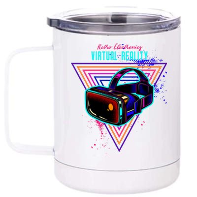 Virtual Reality Neon 12 oz Stainless Steel Tumbler Cup