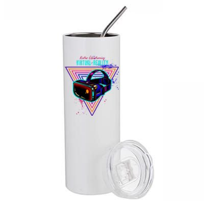 Virtual Reality Neon Stainless Steel Tumbler